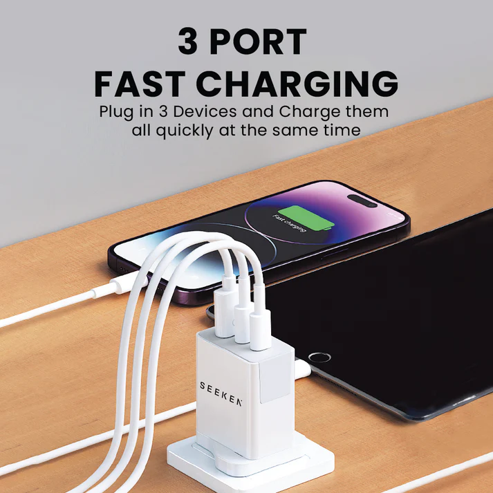 40W Fast Travel Charger - Magneto Trio