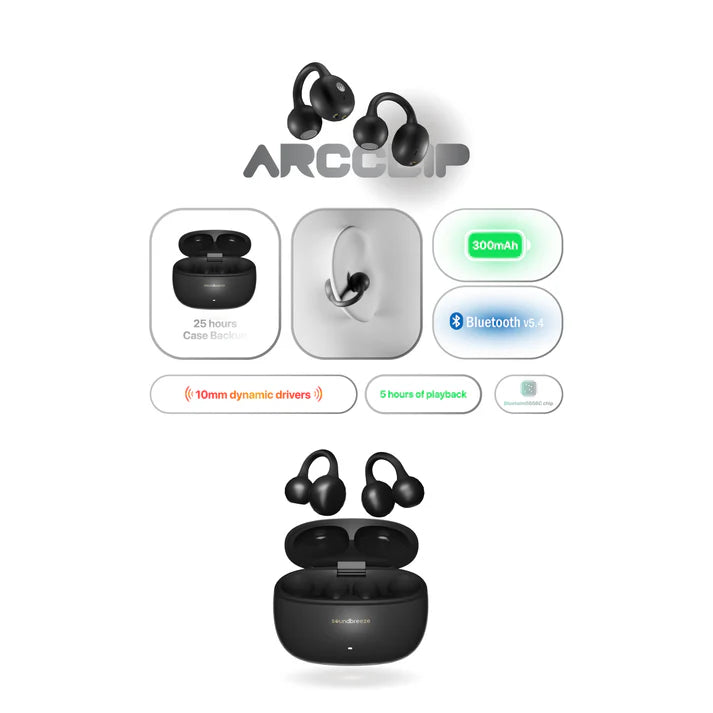 Soundbreeze Arcclip Open-ear Earbuds