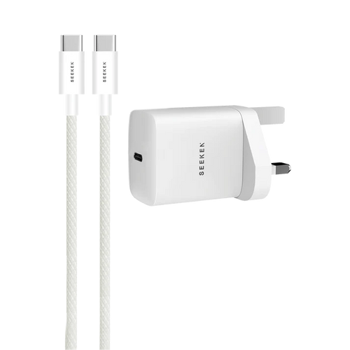 35W USB-C Adapter with Braided 30W USB-C to Lightning Cable - 325 Adapter Bundle