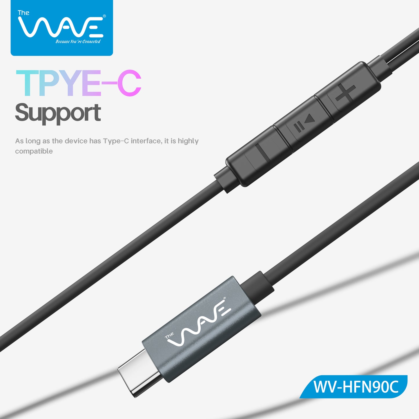 سماعة أذن Wave Type-C HFN90C