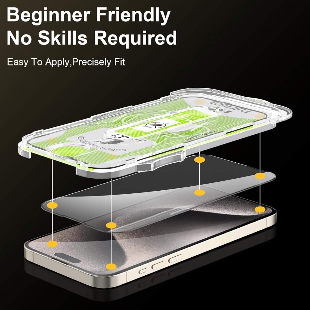 Screen protector for iPhone-5D Magic Glass Box Screen Protector,