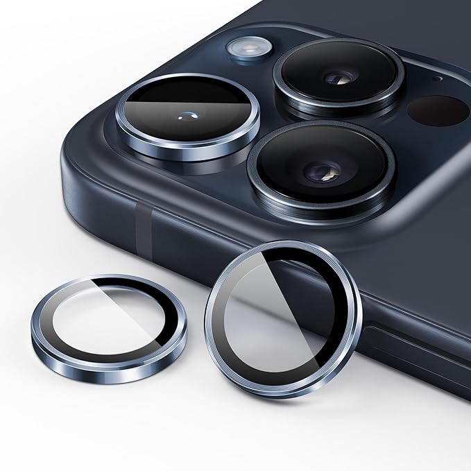 Camera Lens Protector for iPhone 15 Pro and Pro Max