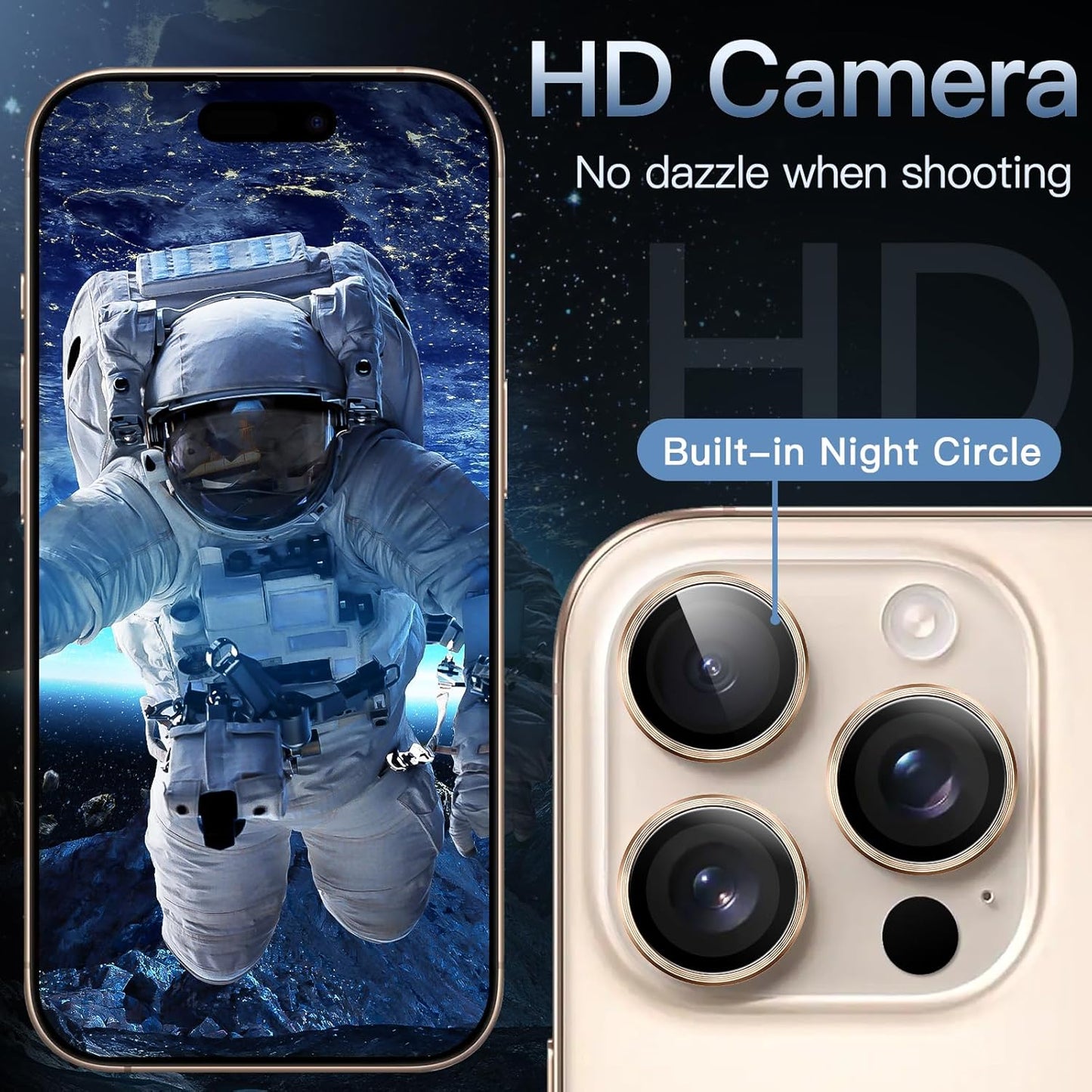 Camera Lens Protector for iPhone 16 Pro and Pro Max