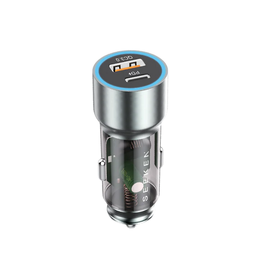 شاحن سيارة سريع ثنائي المنفذ بقوة 45 وات من DualBolt