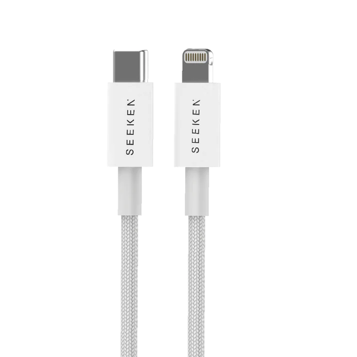 30W USB-C to Lightning Braided Fast Charging Cable (1 meter)