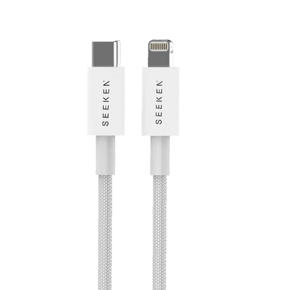 30W USB-C to Lightning Braided Fast Charging Cable (1 meter)