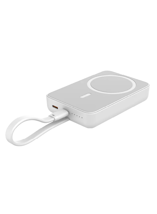 بنك طاقة MagPower بسعة 10000 مللي أمبير/ساعة مع كابل USB-C مدمج 