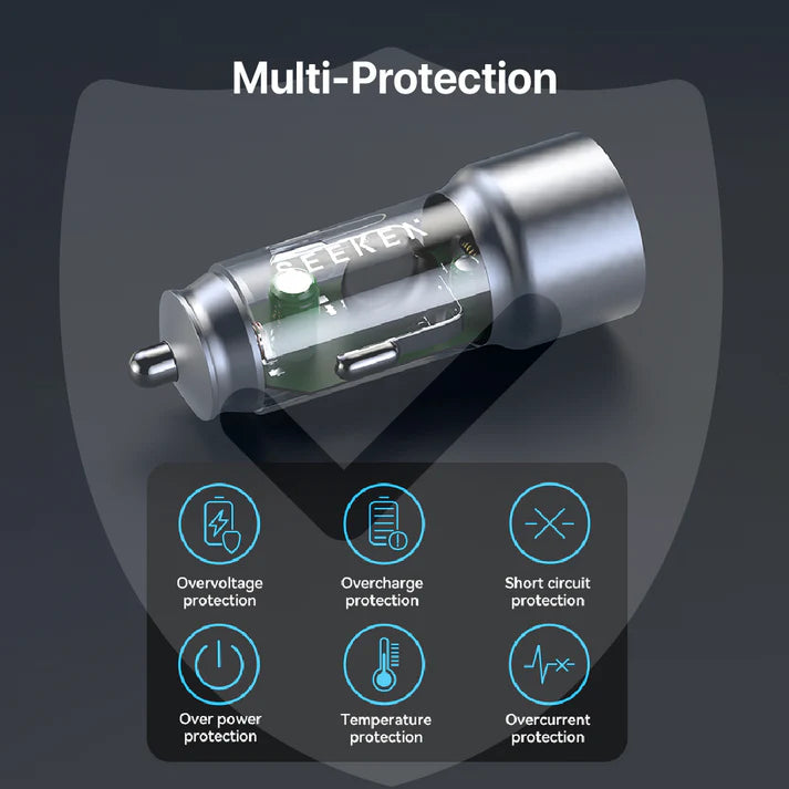 DualBolt 45W Dual Port Rapid Car Charger