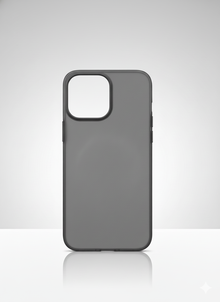 جراب هاتف شفاف صلب غير لامع فائق النحافة لهاتف iPhone 15 Pro Max، غطاء نحيف مقاوم للصدمات