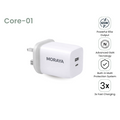 MORAYA CORE-01 65W GaN Fast Charging Adapter