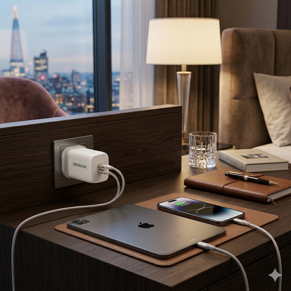 MORAYA CORE-01 65W GaN Fast Charging Adapter