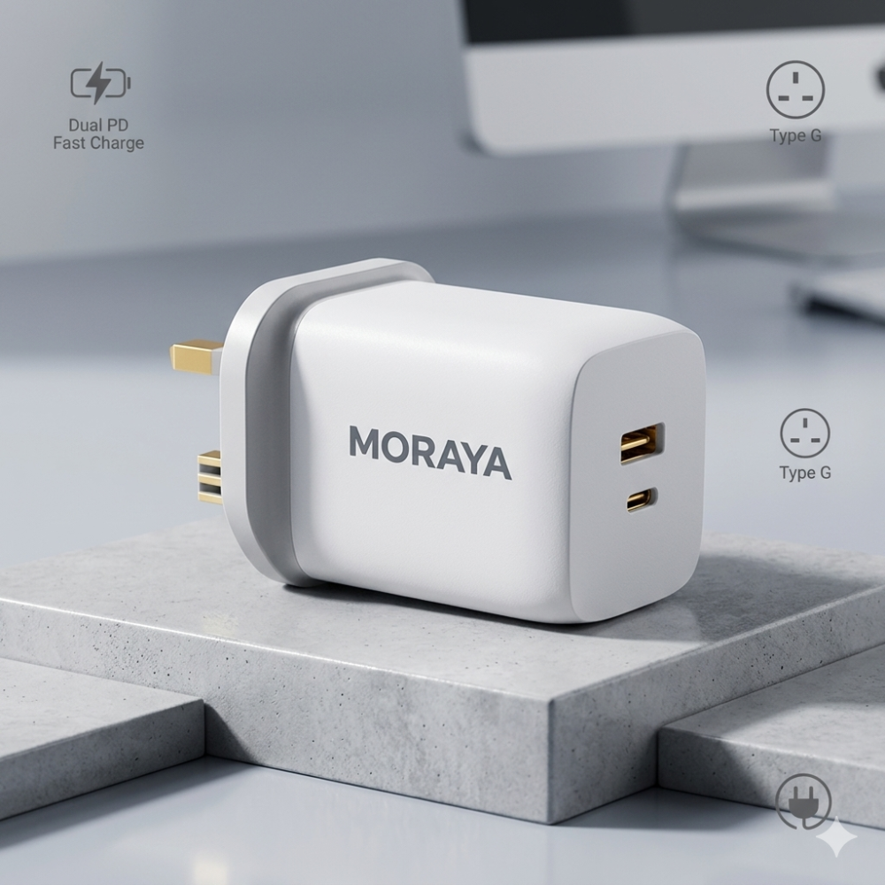 MORAYA CORE-01 65W GaN Fast Charging Adapter
