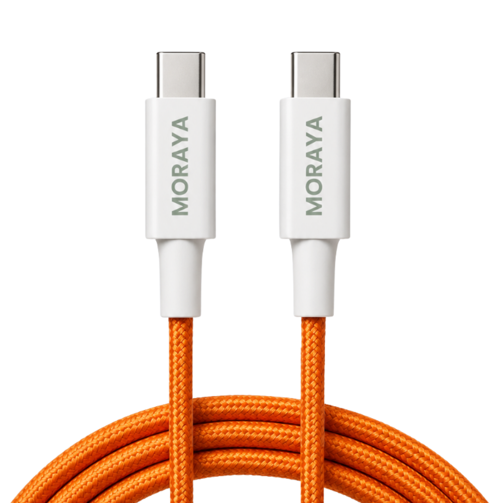 MORAYA VECTOR -03 USB-C to USB-C Charging Cable 60W, 1M Braided