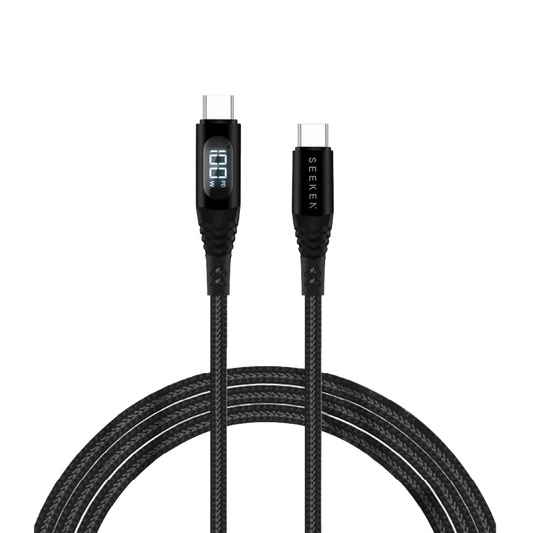 باور فيو برو - كابل رقمي مضفر بقوة ١٠٠ واط 