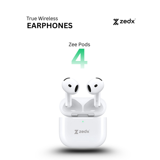 ZEDX ZEEPODS 4- Charging box standby time: 90 Days